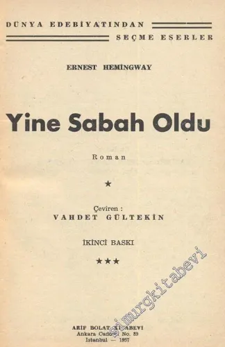 Yine Sabah Oldu -