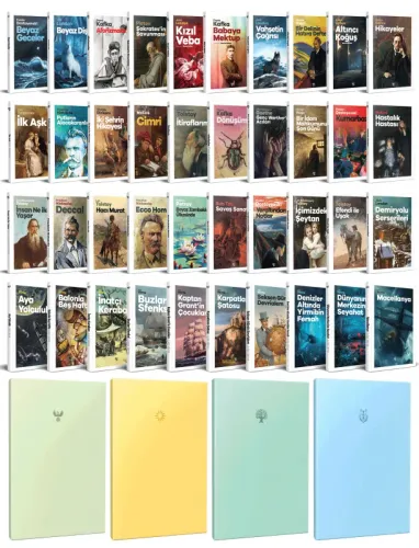 30 Dünya Klasiği ve Pastel Çizgisiz Defter Seti -2 - Halkkitabevi