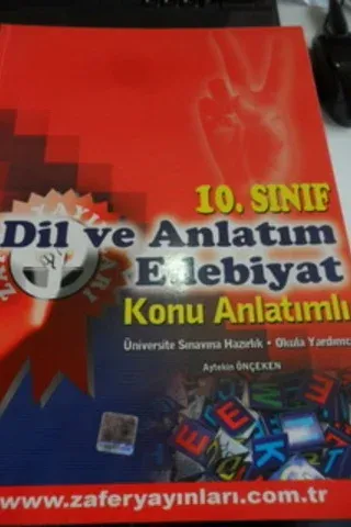 10. Sınıf Dil ve Anlatım Edebiyat Konu Anlatımlı