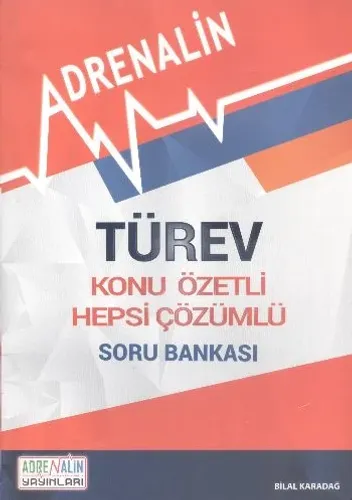 Adrenalin Türev Konu Özetli Hepsi Çözümlü Soru Bankası Bilal Karadağ