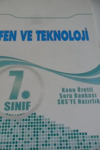 7. Sınıf Fen ve Teknoloji Konu Özetli Soru Bankası
