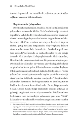 Beytülmakdis Çalışmalarına Giriş