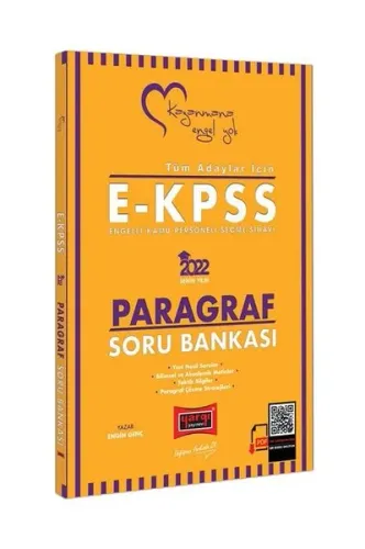 2022 E-KPSS Paragraf Soru Bankası