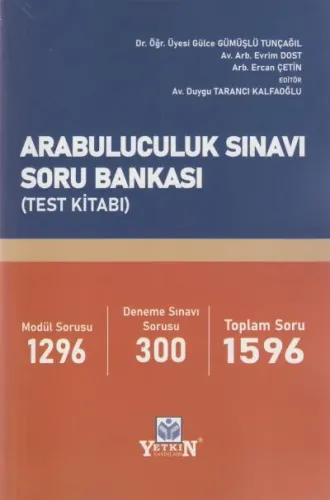 Arabuluculuk Sınavı Soru Bankası
