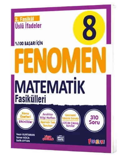 Fenomen 8. Sınıf Matematik 2.Fasikül Üslü İfadeler