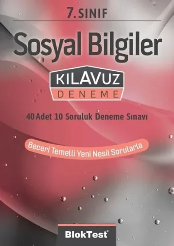 Bloktest Yayınları 7. Sınıf Türkçe Kılavuz Deneme