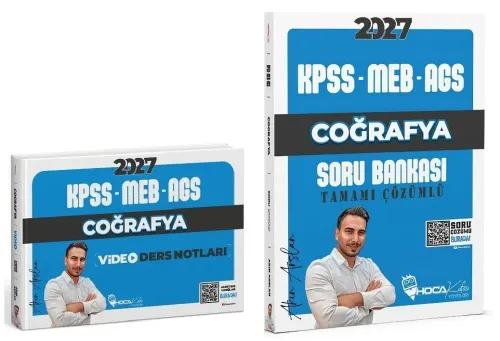 Hoca Kafası Yayınları 2027 KPSS MEB-AGS Coğrafya Video Ders Notları ve