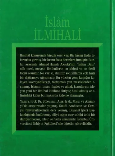 İslam İlmihali 2 Cilt Takım Prof.Dr. Süleyman Ateş Yeni Ufuklar Neşriy