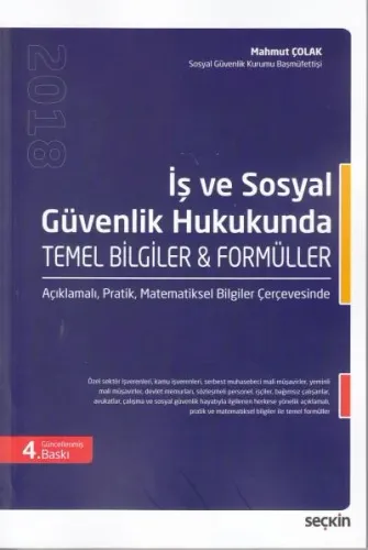 İş ve Sosyal Güvenlik  Hukukunda Temel Bilgiler- Formüller