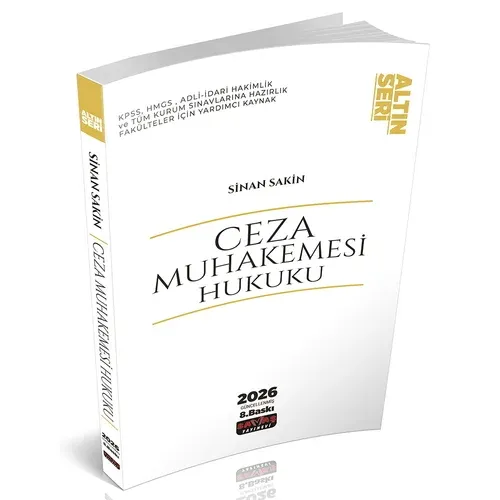 Ceza Muhakemesi Hukuku Konu Anlatımı 2026