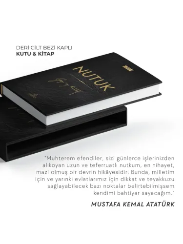 NUTUK - ÖZEL DERİ CİLTLİ VE KUTULU