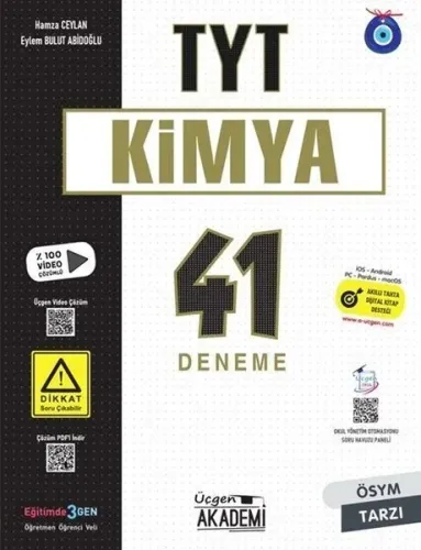 Üçgen Akademi Lise TYT Kimya 41 Deneme