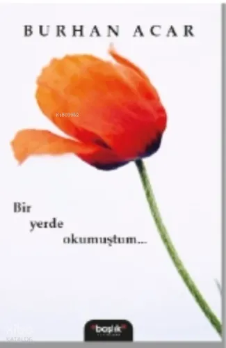 Bir Yerde Okumuştum…