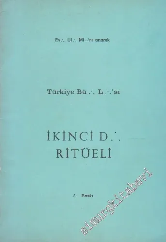Türkiye Büyük Locası İkinci Derece Ritüeli