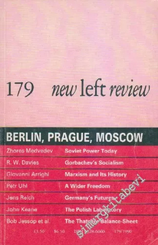 New Left Review - Case: Berlin, Prague, Moscow - Sayı: 179      January - February  1990
