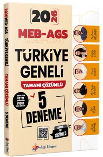Dizgi Kitap Yayınları 2026 MEB AGS Türkiye Geneli Tamamı PDF Çözümlü 5 Deneme Sınavı
