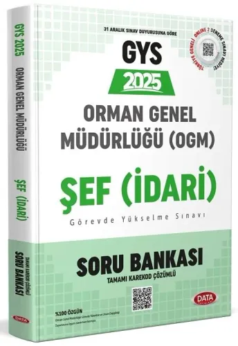 Data Yayınları 2025 Orman Genel Müdürlüğü GYS-ÜDS Soru Bankası