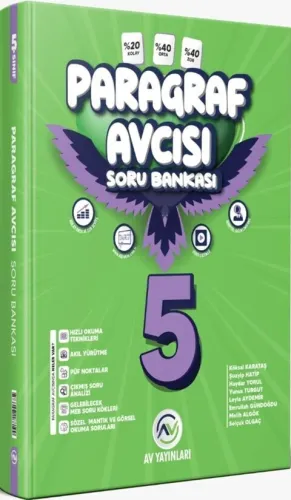 5.SINIF AV SORU BANKASI PARAGRAF - 2027