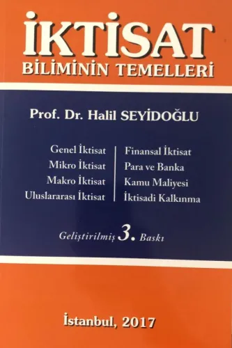 İKTİSAT BİLİMİNİN TEMELLERİ