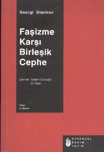 Faşizme Karşı Birleşik Cephe Georgi Dimitrov