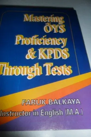 Mastering ÖYS Proficiency & KPDS Through Tests