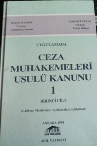 Uygulamada Ceza Muhakemeleri Usulü Kanunu 1