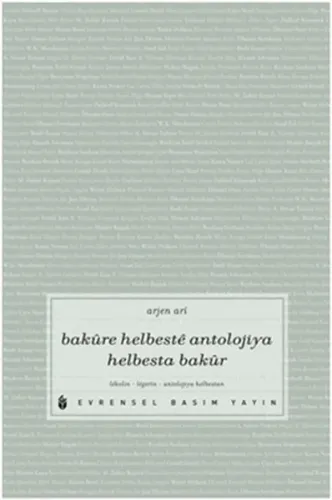 Baküre Helbeste Antolojıya Helbesta Bakür Arjen Ari