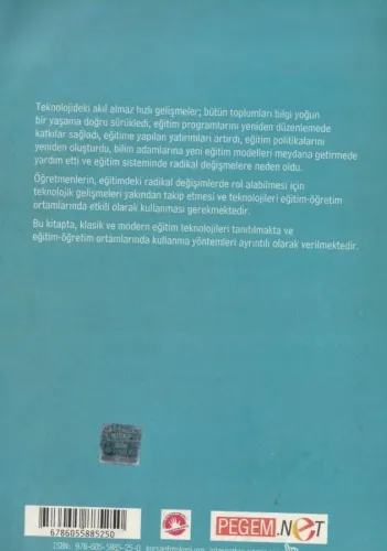 Öğretim Teknolojileri ve Materyal Tasarımı Aytekin İşman Pegem A Yayın