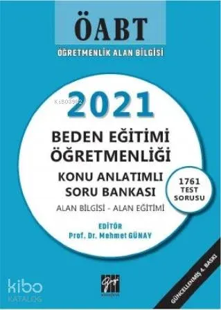 ÖABT 2021 Beden Eğitimi Öğretmenliği Konu Anlatımlı Soru Bankası
