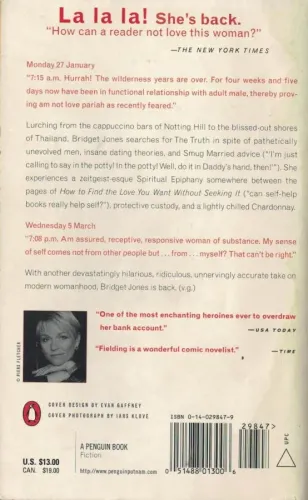 Bridget Jones The Edge Of Reason Helen Fielding Penguin Books %70 indi
