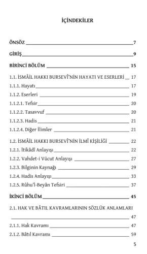 TASAVVUFÎ BAKIŞ AÇISININ KUR’ÂN YORUMUNA YANSIMASI Rûhu’l-Beyân Tefsir
