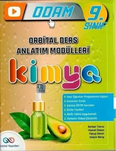 Orbital Yayınları 9. Sınıf Kimya Ders Anlatım Modülleri