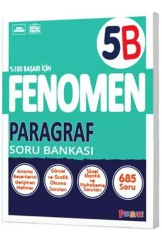 FENOMEN 5.SINIF PARAGRAF - B - SORU BANKASI