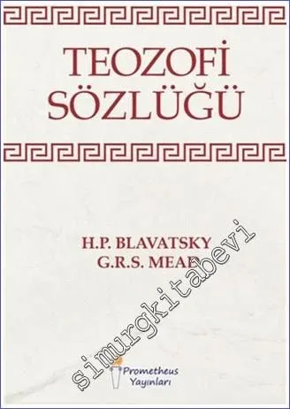 Teozofi Sözlüğü -        2019