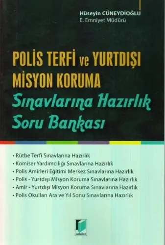 Polis Terfi ve Yurtdışı Misyon Koruma- Sınavlarına Hazırlık Soru Bankası