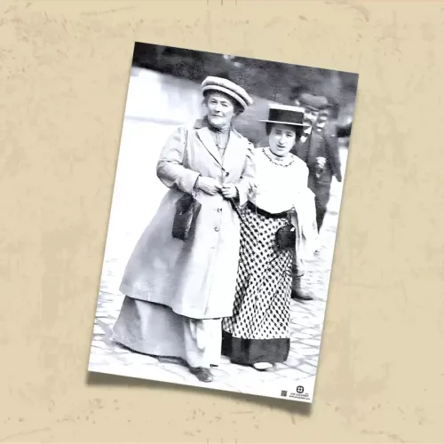 POSTER 0201 - ROSA LUXEMBURG VE CLARA ZETKIN - KUŞE KAĞIT (33X48)