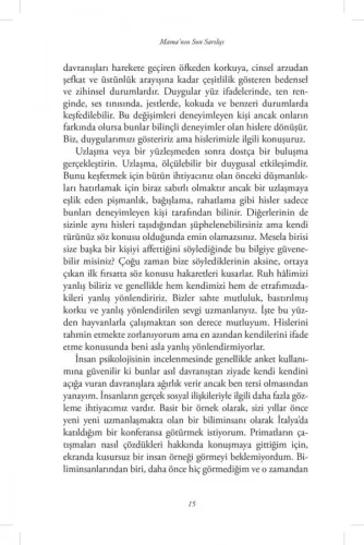 Mama'nın Son Sarılışı Frans De Waal