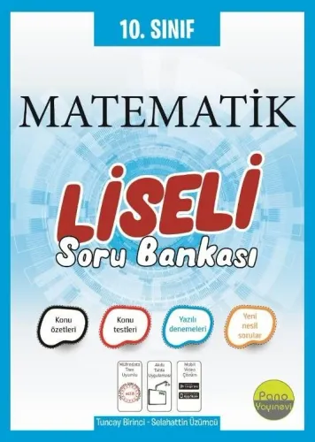 Pano Yayınları 10. Sınıf Matematik Liseli Soru Bankası