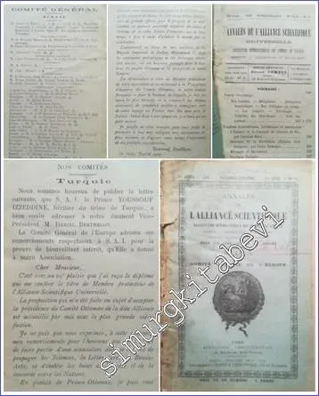 Annales de l'Alliance Scientifique Universelle : Association Internationale des Hommes de Science : Sciences, Littérature, Beaux Arts - 11    33  Novembre- Décembre 1909