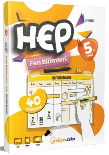 HİPER ZEKA 5. SINIF HEP FEN BİLİMLERİ HAFTALIK DENEME FÖYLERİ
