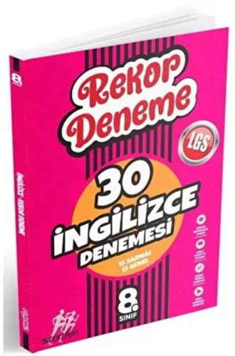 Startfen 8. Sınıf İngilizce 30 Rekor Deneme