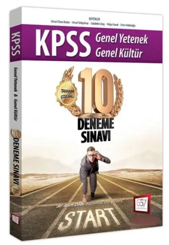 657 KPSS Genel Kültür Genel Yetenek Tamamı Çözümlü 10 Deneme Sınavı 2018