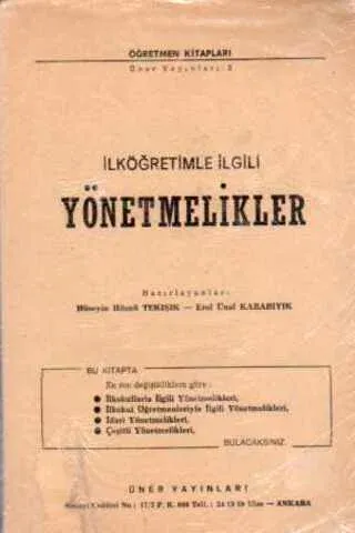 İlköğretimle İlgili Yönetmelikler