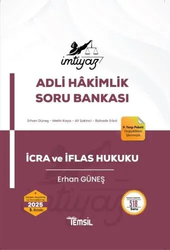 İMTİYAZ Hakimlik Soru Bankası İcra ve İflas Hukuku Soru Bankası