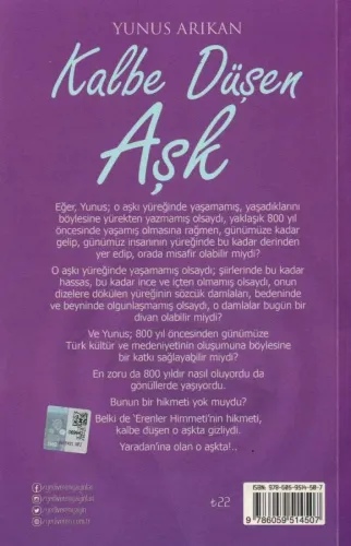 Kalbe Düşen Aşk Yunus Arıkan Yediveren Yayınları %50 indirimli