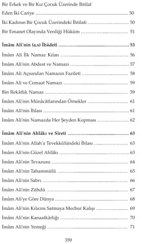 1001 Hadis Işığında İmam Ali (a.s) (Ciltli) Ali Rıza Sabirî