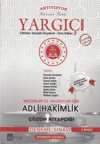 Adli Hakimlik Çözüm Kitapçığı Deneme Sınavı