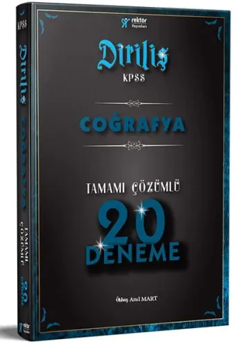 Rektör 2018 KPSS DİRİLİŞ Coğrafya Tamamı Çözümlü 20 Deneme