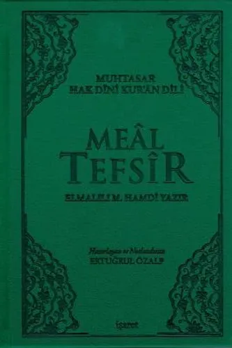 Muhtasar Hak Dini Kur'ân Dili Meal Tefsir Mushaflı Büyük Boy