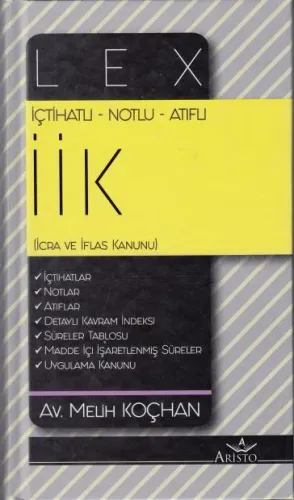 Lex İcra İflas Kanunu (İİK)